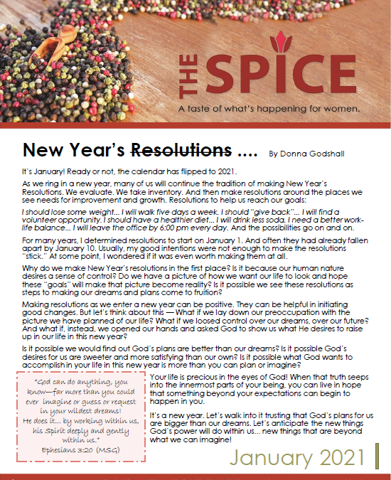 January – The Spice Letter