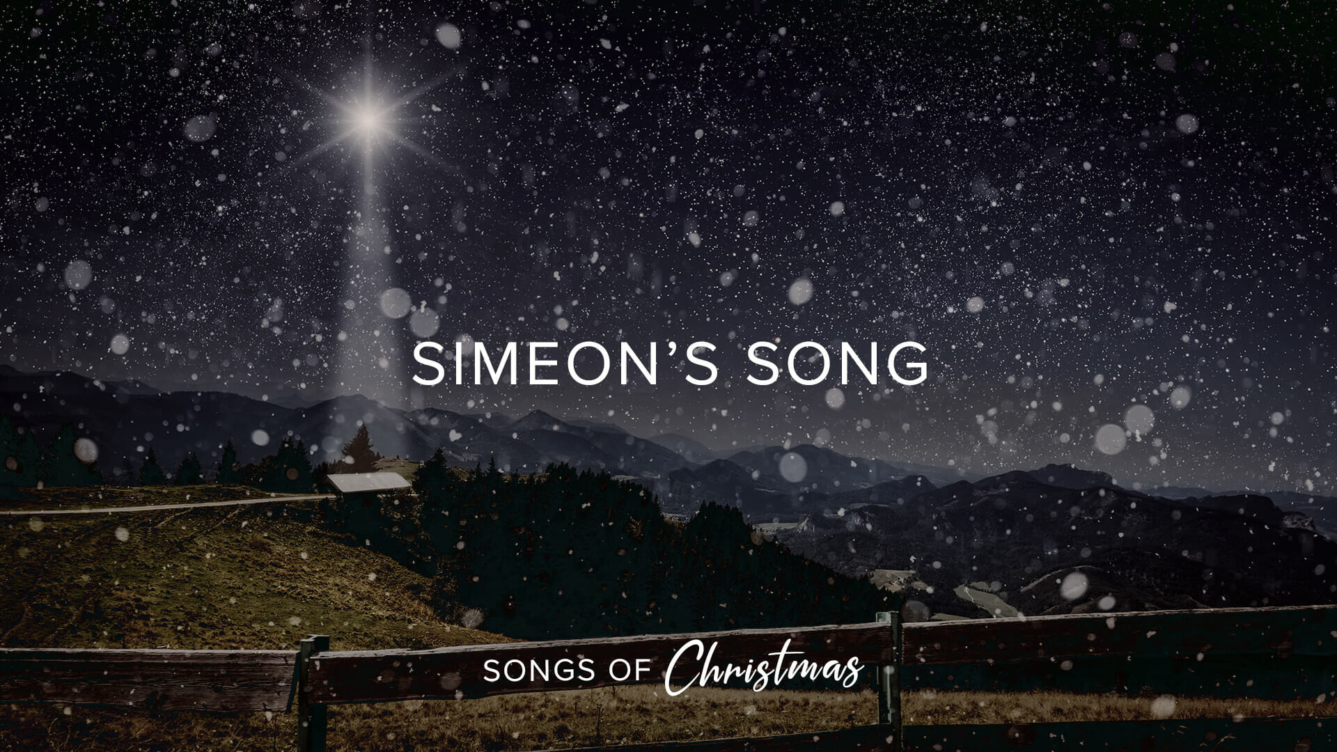 Simeon’s song: Praise, Promise, Light