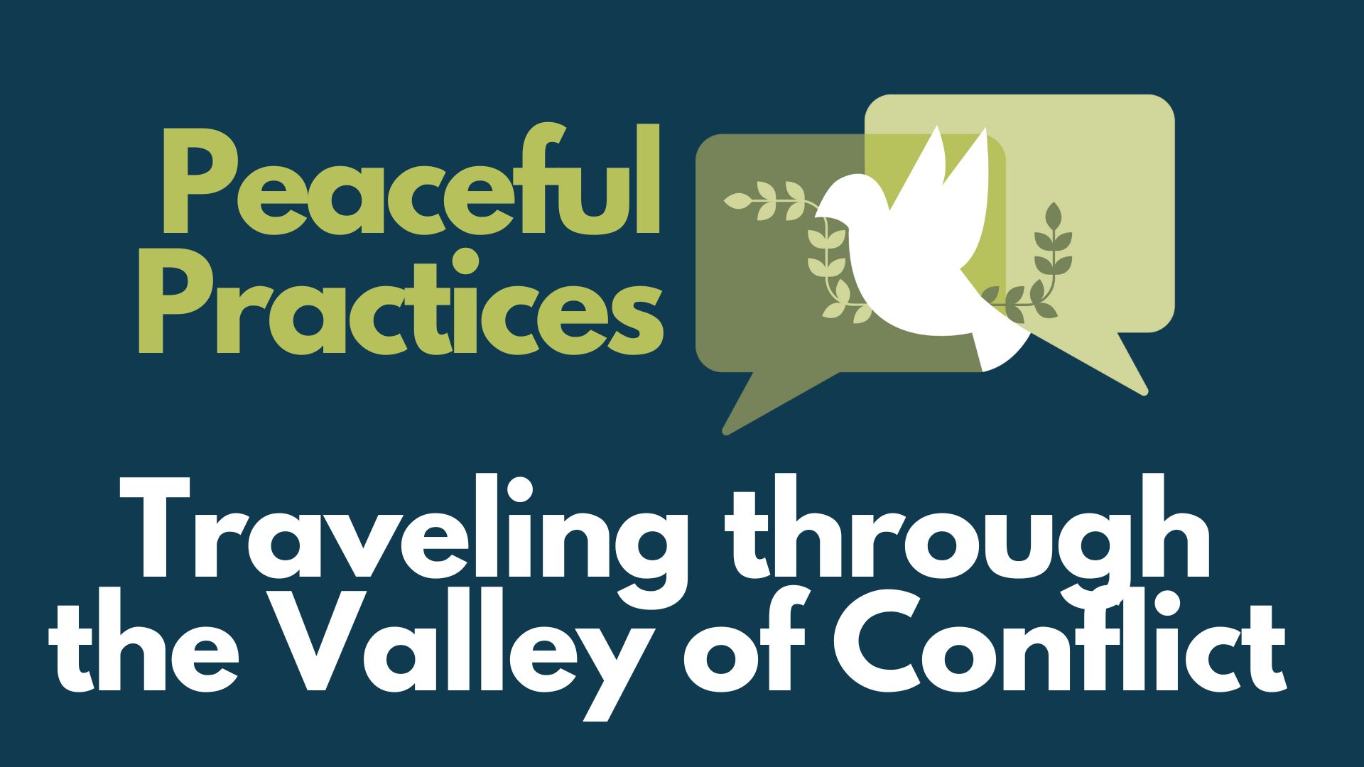 Traveling through the Valley of Conflict