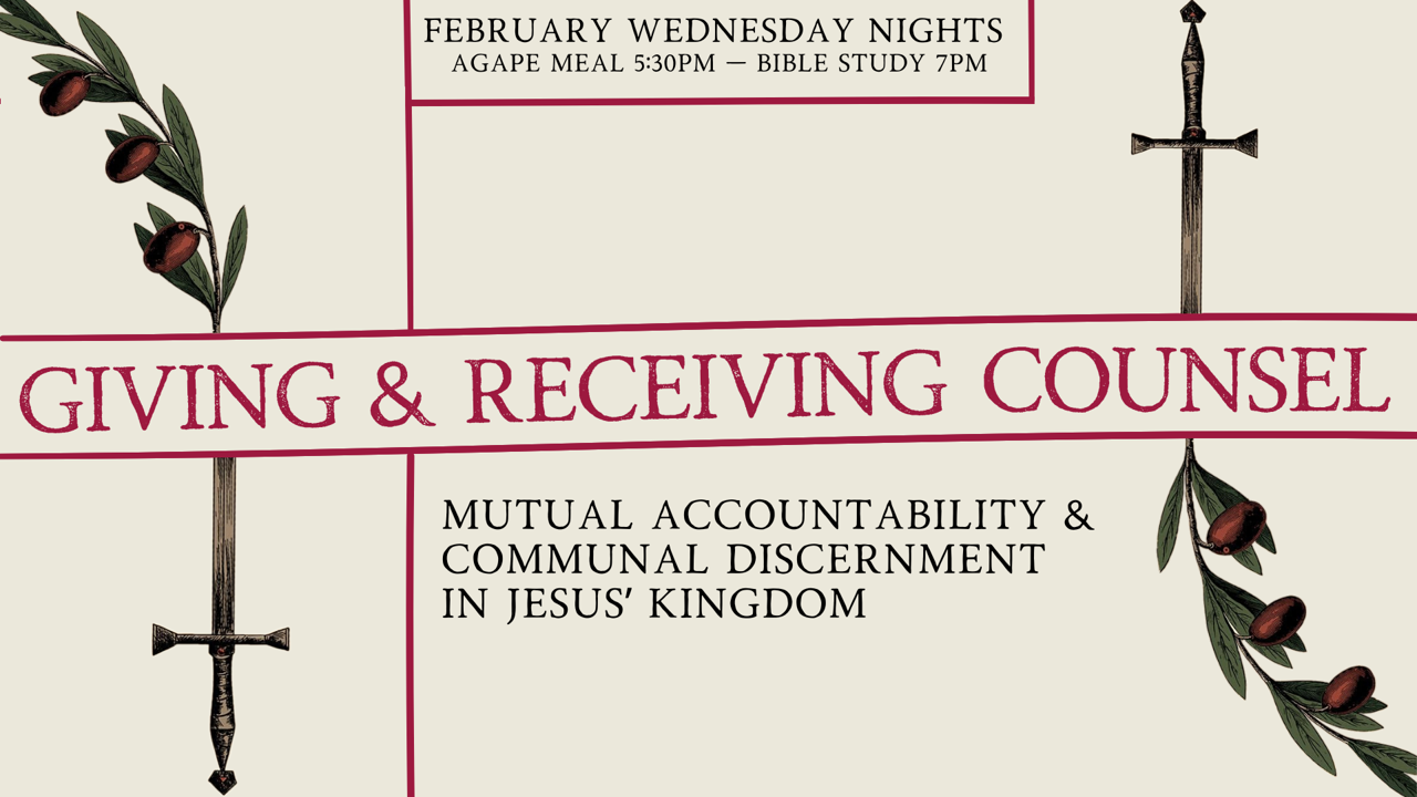 The Biblical Basis for Giving & Receiving Counsel