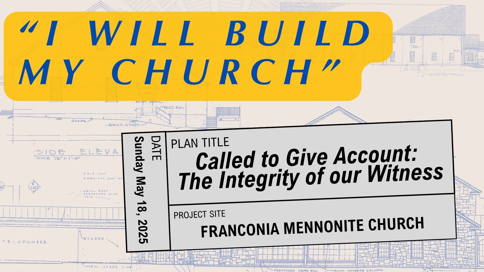 Called to Give Account: The Integrity of our Witness