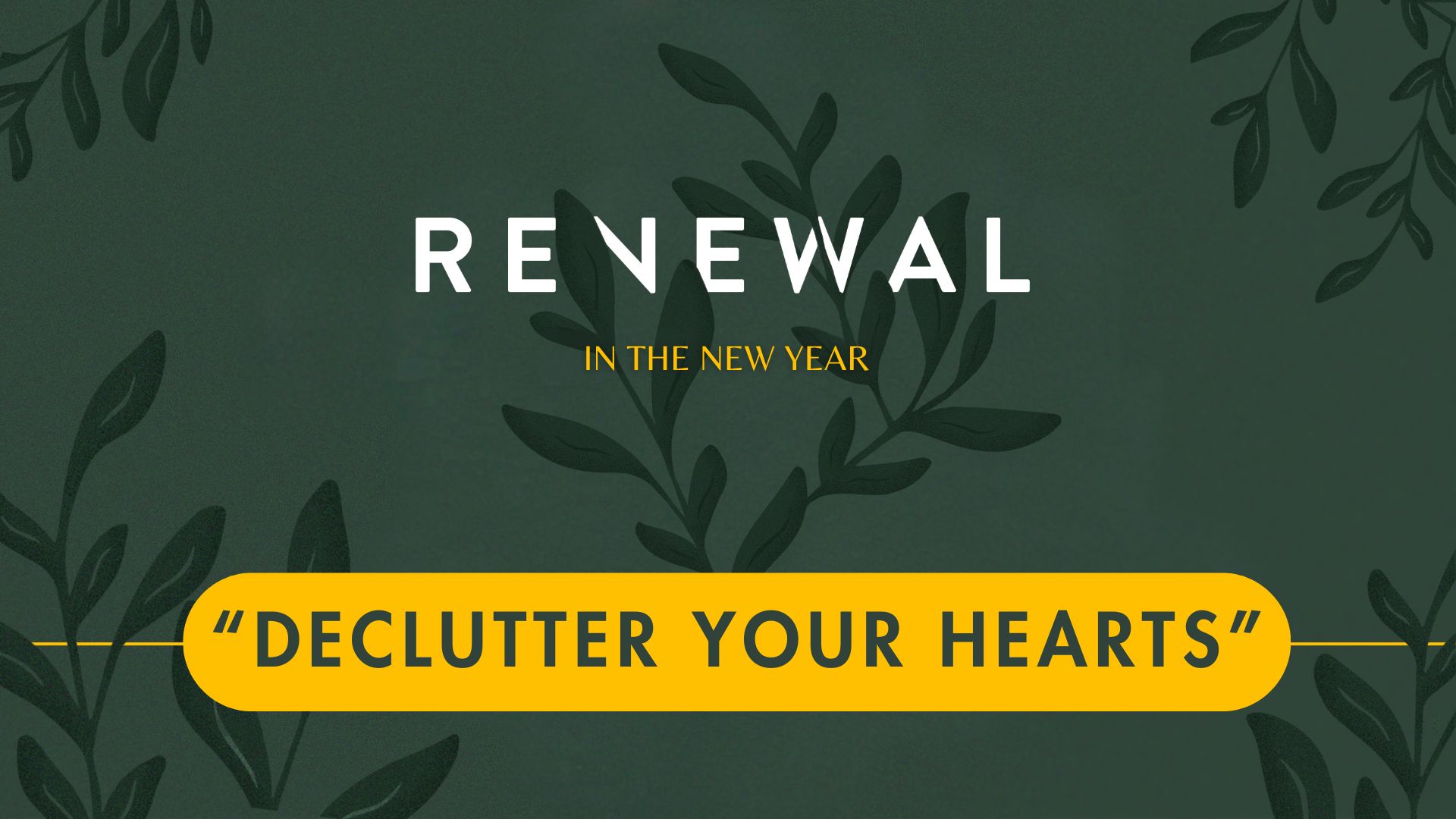 Declutter Your Hearts